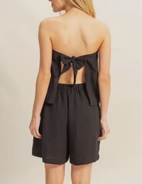 Image 1 of black short set 