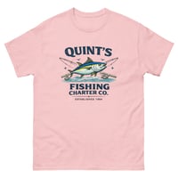 Image 7 of Quint’s Fishing Charter T-Shirt | Vintage Fishing Boat Graphic Tee