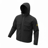 Image 1 of Regan full zip Jacket in Black  