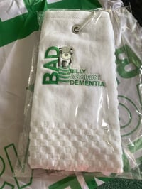 Billy Against Dementia white towel 