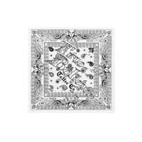 Image 3 of True Believer Bandana - Black on White