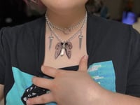 Image 3 of Butterfly Necklace/Choker