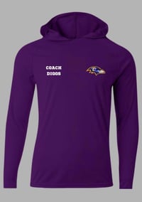 Image 1 of Ravens Hooded Dri-fit