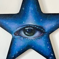 Image 2 of “We’re made of stars” acrylic on star canvas - vol.2