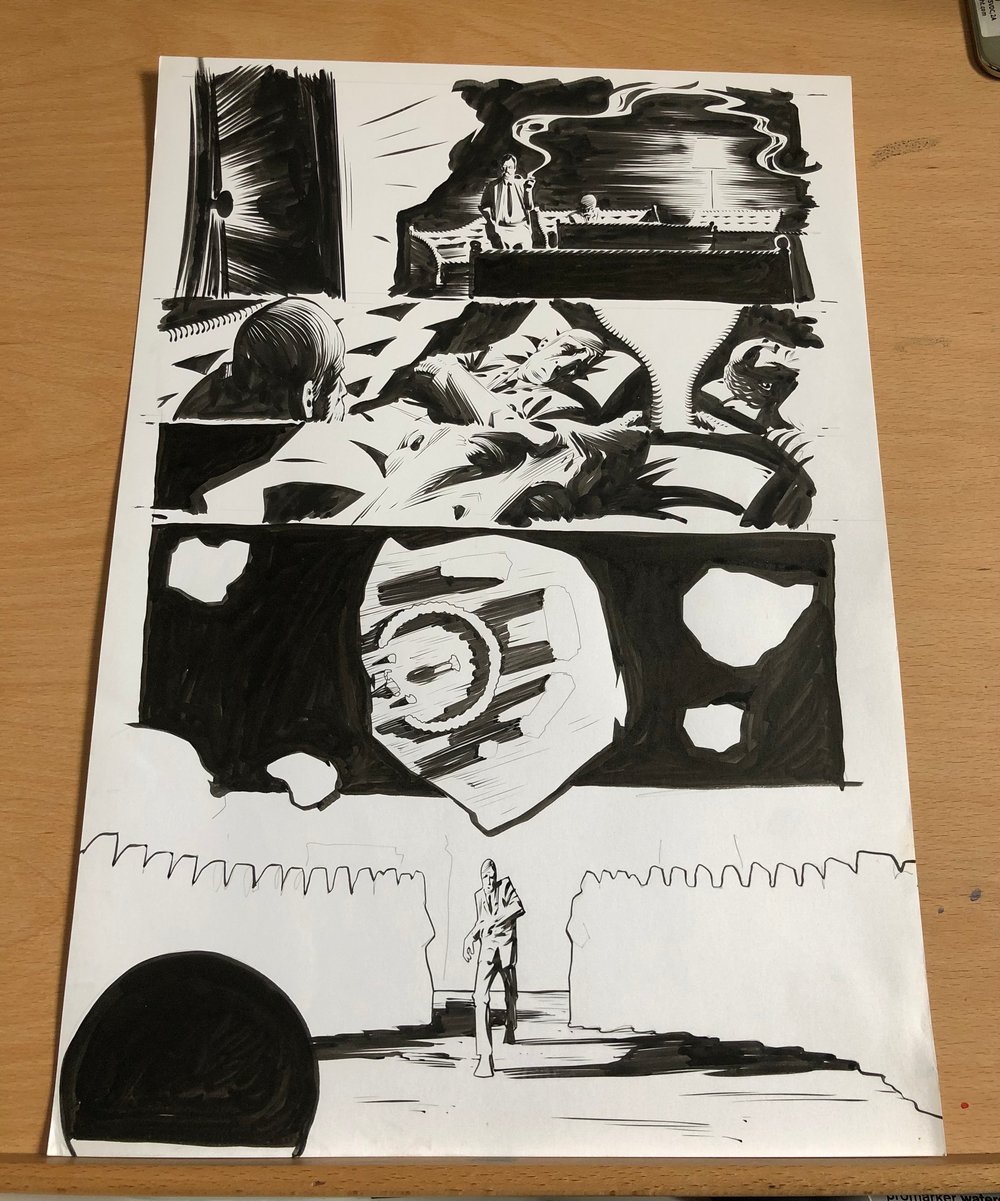 Image of Necronauts ep 08 pg 1&2 (partial)