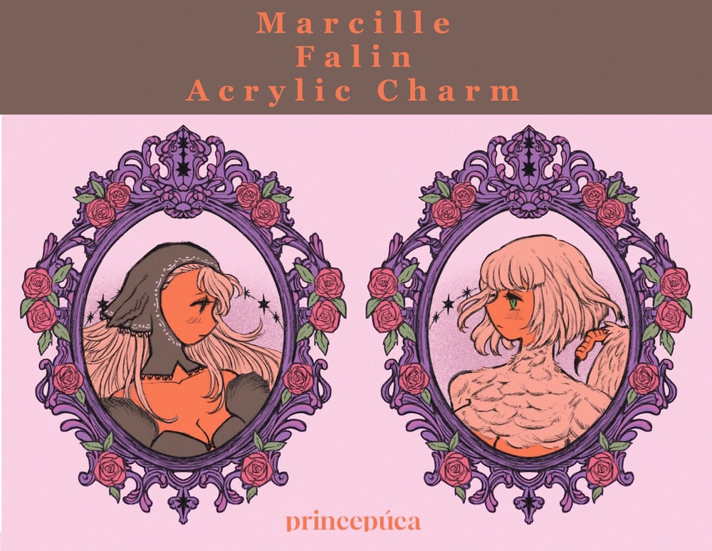 Image of [PREORDER] Marcille x Falin Dungeon Meshi Acrylic Charm 