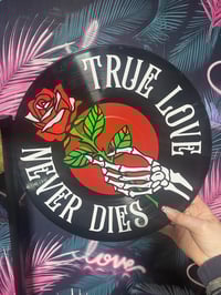 Image 3 of True Love Never Dies 12” Record Wall Art