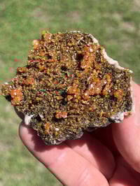 Image 9 of Vanadinite On Black Barite Specimen #2480