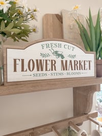 Flower Market Sign