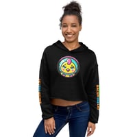 Image 2 of SPACE CHIKEN Crop Hoodie