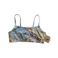 Image 1 of M (36) Bralette in Earthy Geode Ice Dye