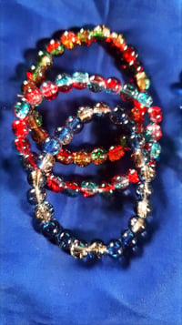 Image 2 of Random color glass bracelets