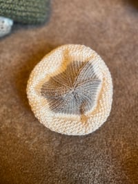 Image 2 of "Shades of Cozy" Hand-Knit Textured Beanie 