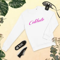 Image 2 of CELIBATE Organic Cotton Blend Sweatshirt with Pink Logo (Unisex)