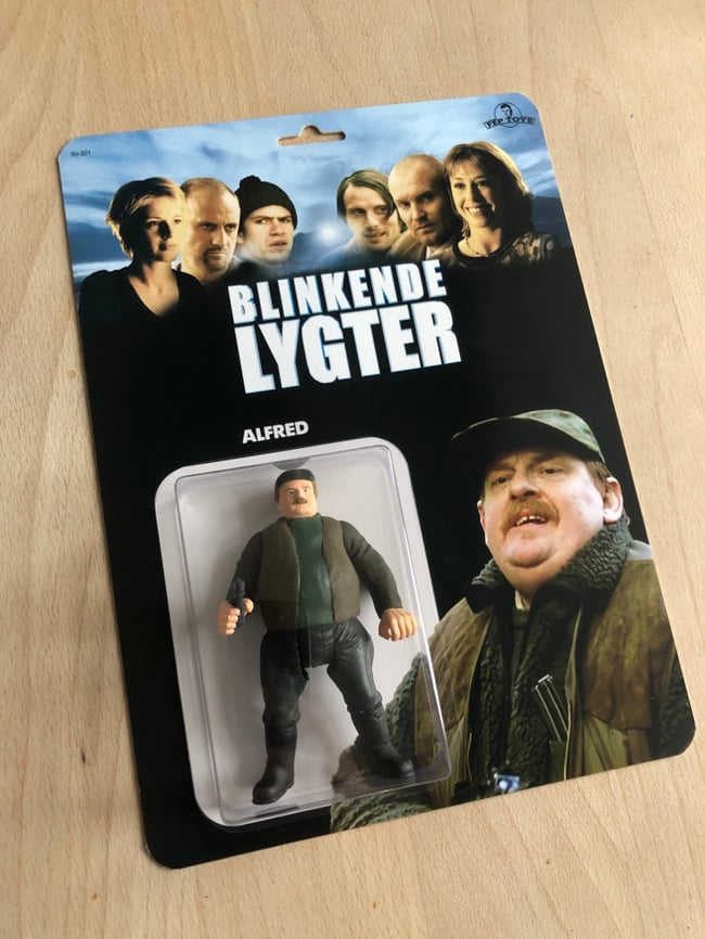 Blinkende lygter (Alfred) action figur