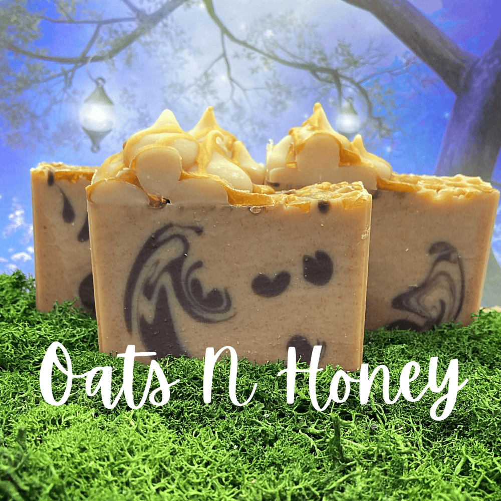 Image of Oats N Honey Soap: Oatmeal, Milk, Honey