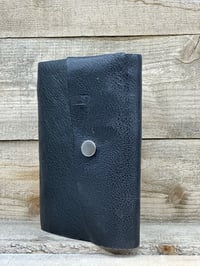 Image 4 of Medium Leather Woven Chain Stitch Blank Book