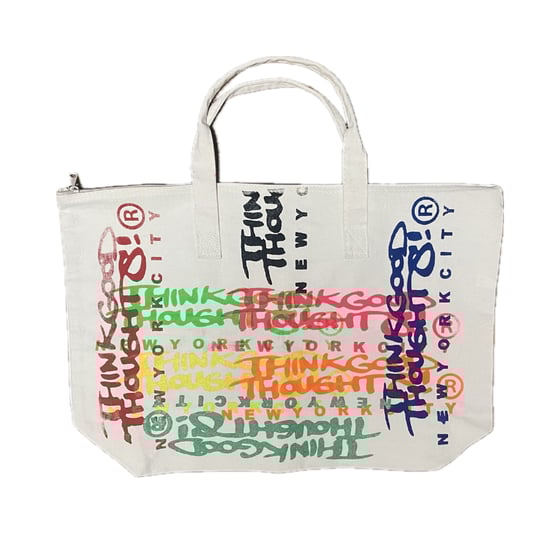 Image of Multicolor Original Logo Tote Bag 