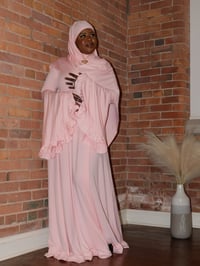 Image 2 of Jumbo bell Sleeve Abaya 