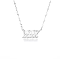 Image 1 of Lustre Personalised Birth Year Necklace