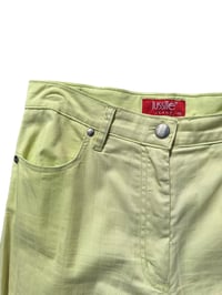 Image 3 of 90's Lime Stretch Jeans W30in