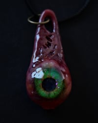 Image 7 of Dripping Eye, Green Glow in the dark, Flash reflective pupil
