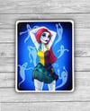 Sally inspired Ghostly Pin Up Girl | 3” Glossy Vinyl Sticker