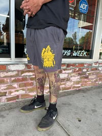 Image 2 of Swim Shorts. Gray. 13 Designs.