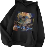 “High Off Grace” Black Hoodie (Colorfully)