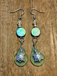 Turtle earrings
