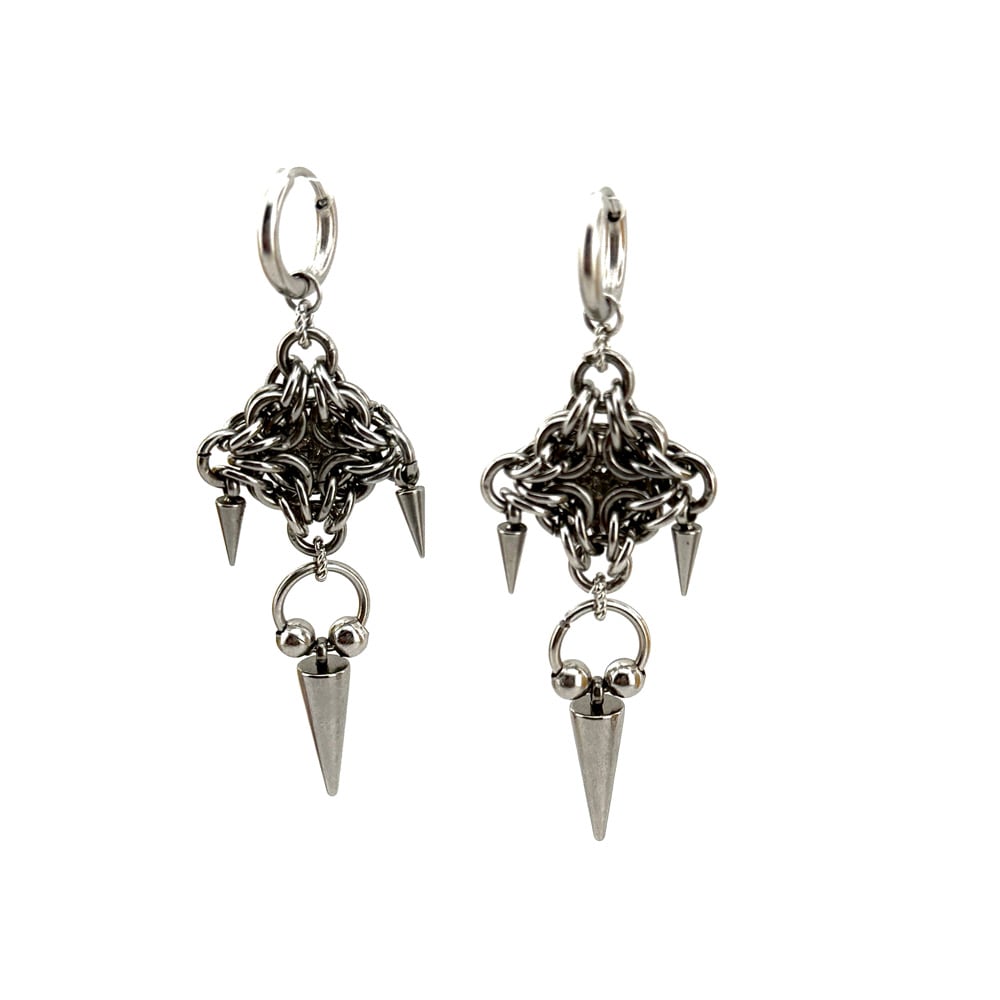 Image of Silver Dagger Earrings