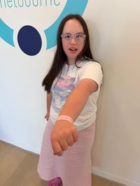 Image 3 of Am Yisrael Chai pink bracelet - student pricing