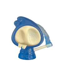 Image 3 of Ghost clear blue white choc bunny reap