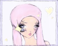 Image 1 of “starri” art print 4x6 