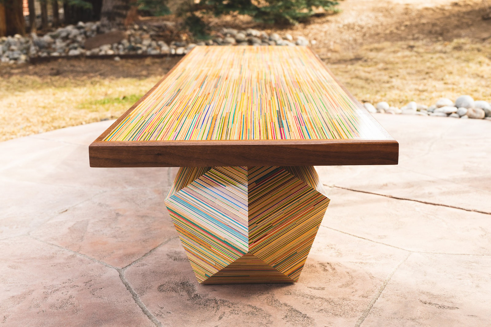 Recycled Skateboard store Crate Table/Shelf