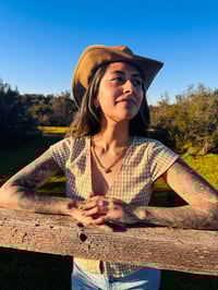 Image 3 of Green sparkle opal necklace 