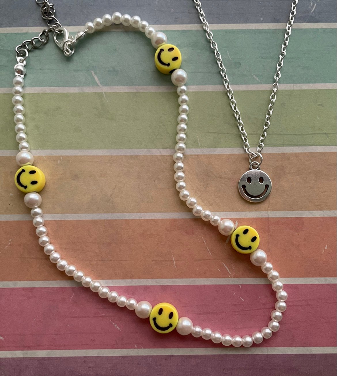 AESPA] Ningning / DETAILING/ beaded necklace / rantai aespa / rantai  ningning / smiley face necklace / aespa | Shopee Malaysia