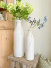 Crackled White Bottle ( 2 Sizes )