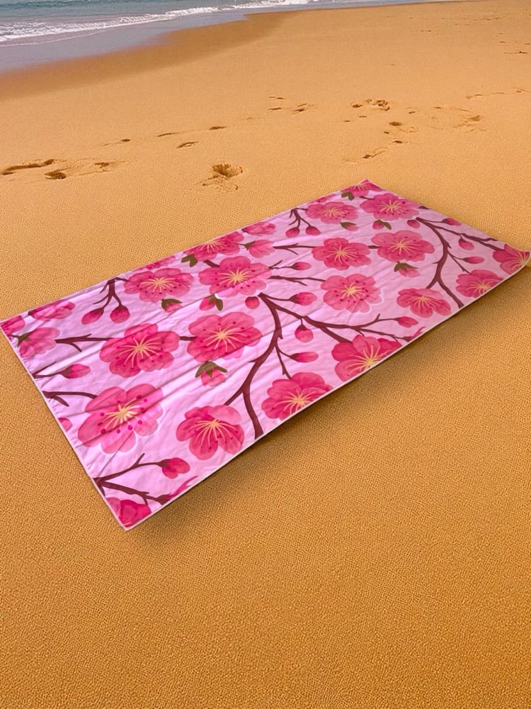 Image of Cherry Blossom Microfiber Towel