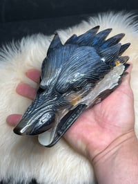 Image 25 of Wolf Agate Carving #2266
