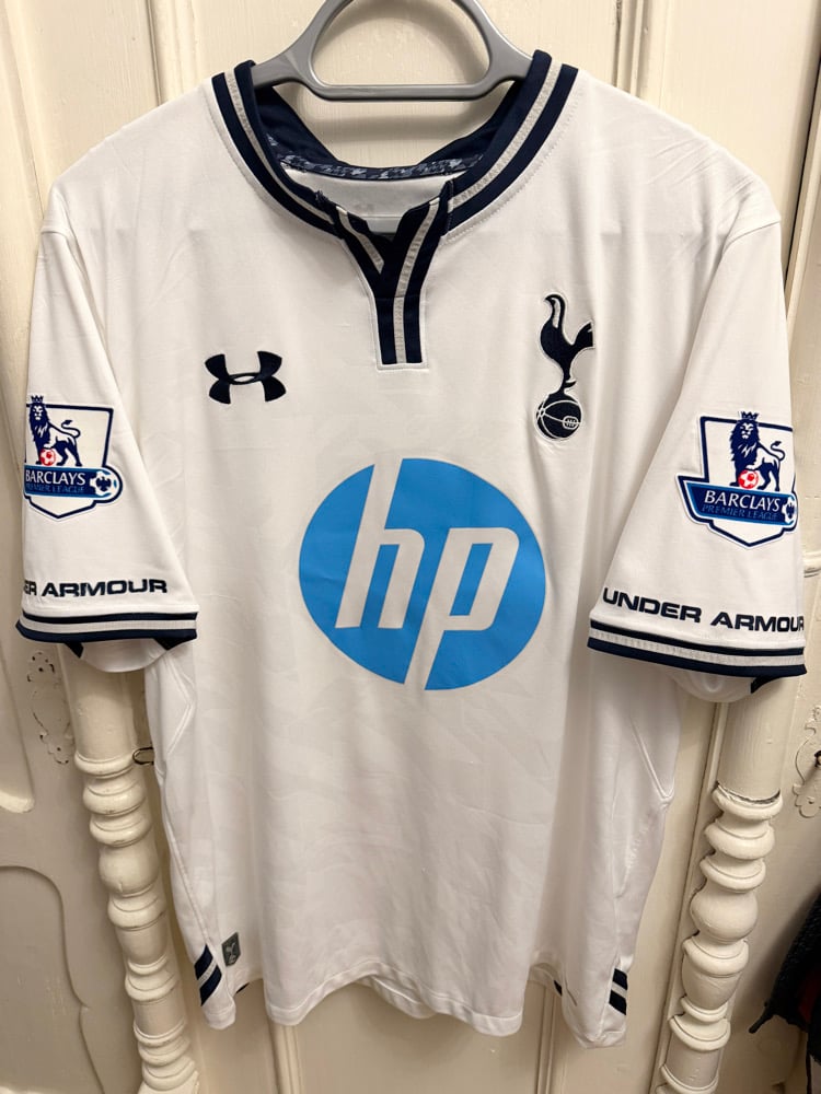 Image of PRE ORDER: Tottenham Hotspur "KANE 37" 2013/14 Home Shirt + PL patches (L)