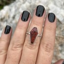 Image 5 of Small Sonora Sunrise Coffin Ring