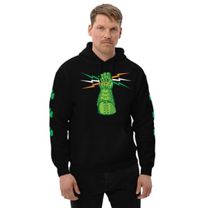 Image of Gauntlet Unisex Black Hoodie