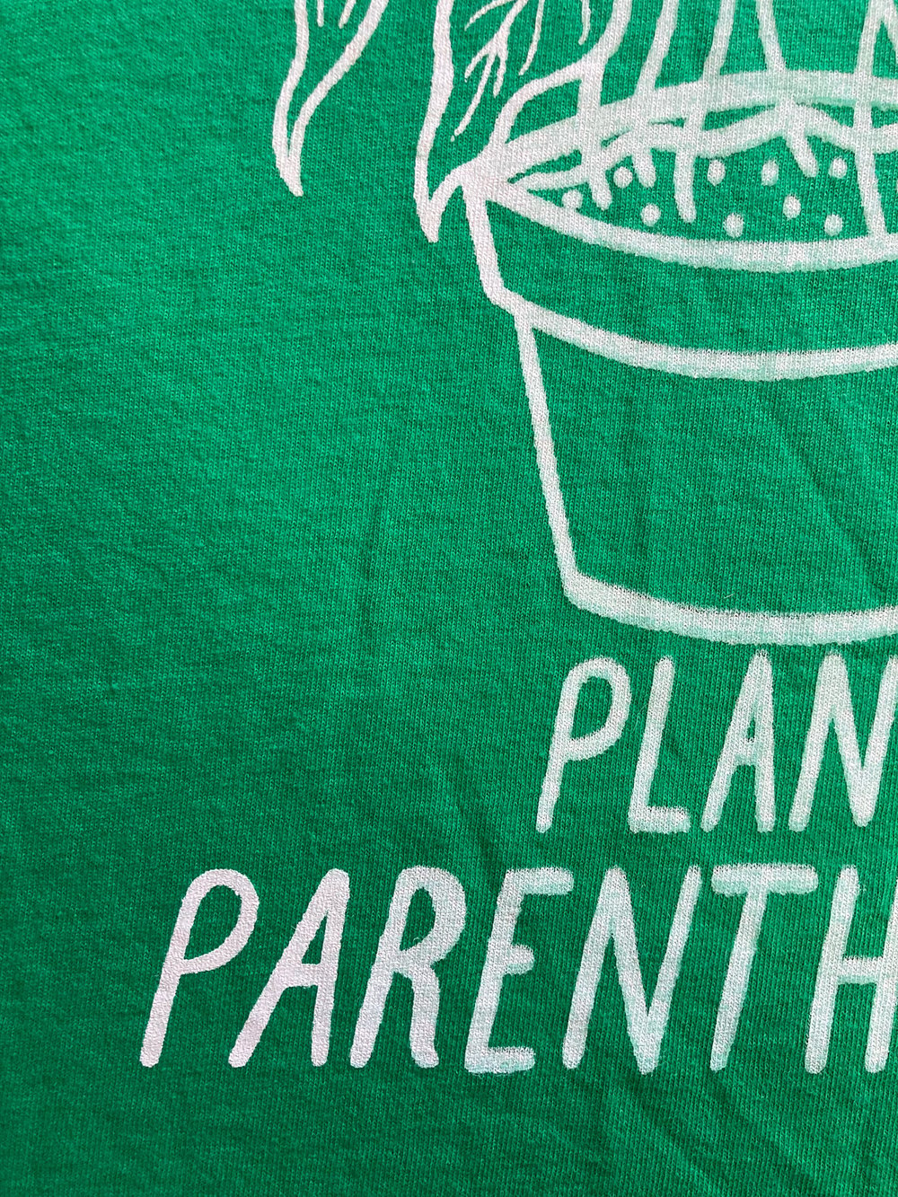 'Plant Parenthood' Custom Screenprint Tee (M Oneshot)