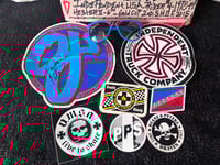 Image 9 of DUANE PETERS TRICK LIST W STICKERS AND SHADES INDY OJ 