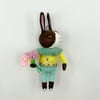 Medium Dutch Rabbit with Florals