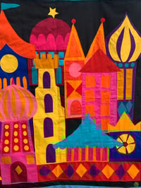 Image 2 of Temple town on blue 