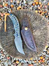 Image 1 of 512 layer ladder Damascus knife 