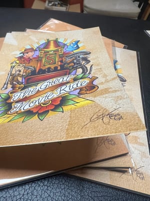 Image of 5x7" "The Great Movie Ride" Attraction Print