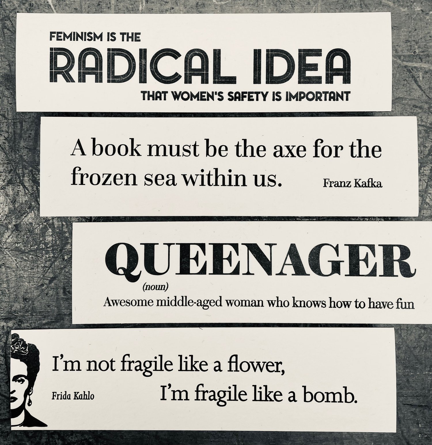 Image of Four bookmarks 